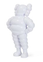 KAWS, American b.1974- Chums, 20th Anniversary edition, white, 2022; painted cast vinyl, stampe...