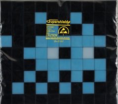 Invader, French b.1969- Invasion Kit 06 Runner, 2007; blue and black mosaic tiles, edition 123/...