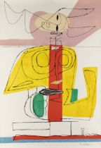 Le Corbusier (Charles-Edouard Jeanneret), Swiss-French 1887-1965,  Taureau, 1963;  lithograph i...