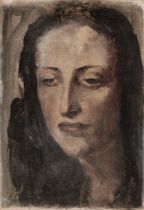 Álvaro Guevara,  Chilean 1894-1951 -  Maruja, 1943;  oil on canvas, 49.5 x 35 cm  Provenance: ...