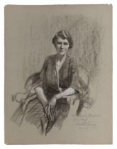 Frank O. Salisbury,  British 1874-1962 -  Ten portraits:  Mrs Stuart Goodwin, 1947;  The Hon. Jo...