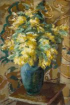 Frederick James Porter,  New Zealand/British 1883-1944 -  Mimosa;  oil on board, 75 x 50 cm   ...