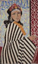 Gerald Meares,  British 1911-1980 -  Moroccan Girl;  oil on canvas, signed lower right 'Meares'...