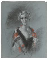 Frank O. Salisbury,  British 1874-1962 -  Ten portraits:  Lady Scott, 1946;  Lady Scott, 1946;  ...