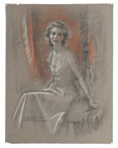 Frank O. Salisbury,  British 1874-1962 -  Ten portraits:  Study for the portrait of The Hon. Mr ...