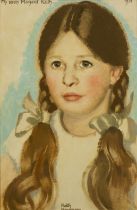 Keith Henderson,  Scottish 1883-1982 -  My Cousin Margaret Keith, 1931;  oil on board, signed l...