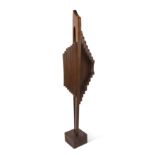 Brian Willsher,  British 1930-2010 -  Vibrations, 1968;  wood, signed and dated to the undersid...