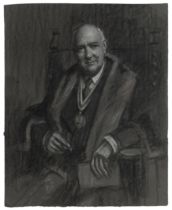 Frank O. Salisbury,  British 1874-1962 -  Ten portraits:  Sir David Wakefield, May 1955;  Unknow...