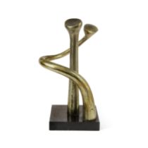 Maryon Kantaroff,  Canadian 1933-2019 -  Lovers I;  polished brass with base, numbered and titl...