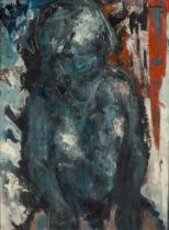 Dominique Lorsch,  French ?-1990 -  Jeune Modèle, 1966;  oil on canvas, signed and dated upper ...