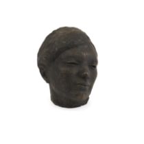 Benno Schotz,  Estonian/Scottish 1891-1984 -  Head of a woman;  plaster, signed and dated on th...