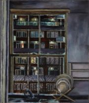Melissa Scott-Miller,  British b.1959 -  View from the Kitchen Window, 1989;  oil on canvas, si...