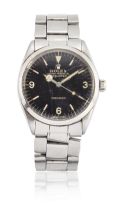 Rolex. A stainless steel automatic bracelet watch Explorer, Ref 5500, Serial number 1738287, Circ...