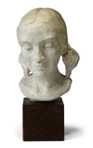 Sir Charles Thomas Wheeler, English, 1892-1974, a plaster bust of the artist’s wife, Muriel Wheel...