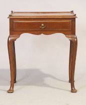 An English mahogany silver table, George II style, first quarter 20th century, by Spillman & Co, ...