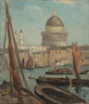 Owen Bowen,  British 1873-1967 -  Venice;  oil on canvas, signed lower left 'Owen Bowen', 35.5 ...