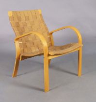 A 'Sunne' armchair by Tord Bjorklund retailed by Ikea, c.1990