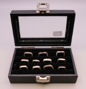A quantity of Kerry Richardson designer rings.