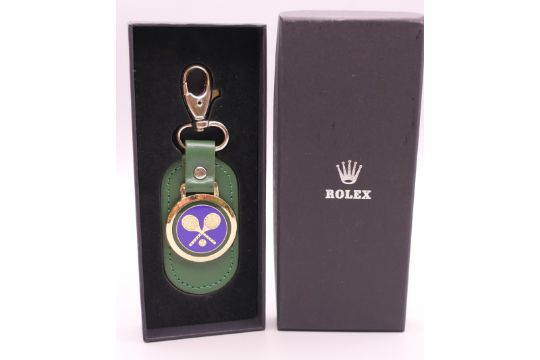 A boxed Rolex Wimbledon key ring. - Image 1 of 3