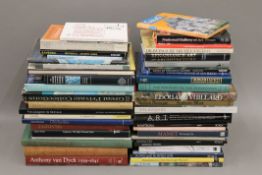 A quantity of Art reference books.