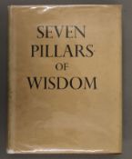 T E Lawrence, Seven Pillars of Wisdom, 1935, first ordinary edition in dust jacket.