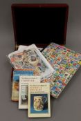 A quantity of First Day covers, Observer books and stamps.