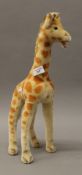 A Steiff giraffe. 50 cm high.