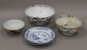 A quantity of 18th/19th century Chinese porcelain.