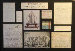 The Museum of Rugby Twickenham The Calcutta Cup, limited edition print, numbered 199/1000,