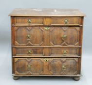 An 18th century country chest of drawers.