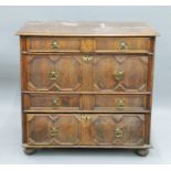 An 18th century country chest of drawers.