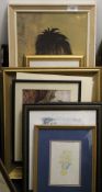 A quantity of prints, pictures and frames.