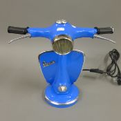 A Vespa lamp. 33.5 cm high.