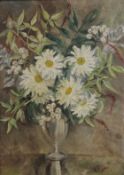 E SIGGERS, Still Life of Flowers, oil on board, framed. 24.5 x 34.5 cm.
