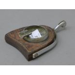 A vintage stirrup form ashtray. 13 cm long.