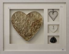 Reasons of Love, box framed Art Work. 69 x 54.5 cm overall.