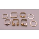 A quantity of various Kerry Richardson designer rings.