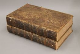 Rapins De Thoyras, History of England, 1751, two volumes.