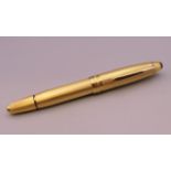 A Montblanc Meisterstuck No146 18 ct gold nib fountain pen.