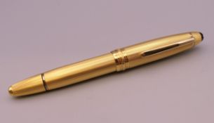 A Montblanc Meisterstuck No146 18 ct gold nib fountain pen.
