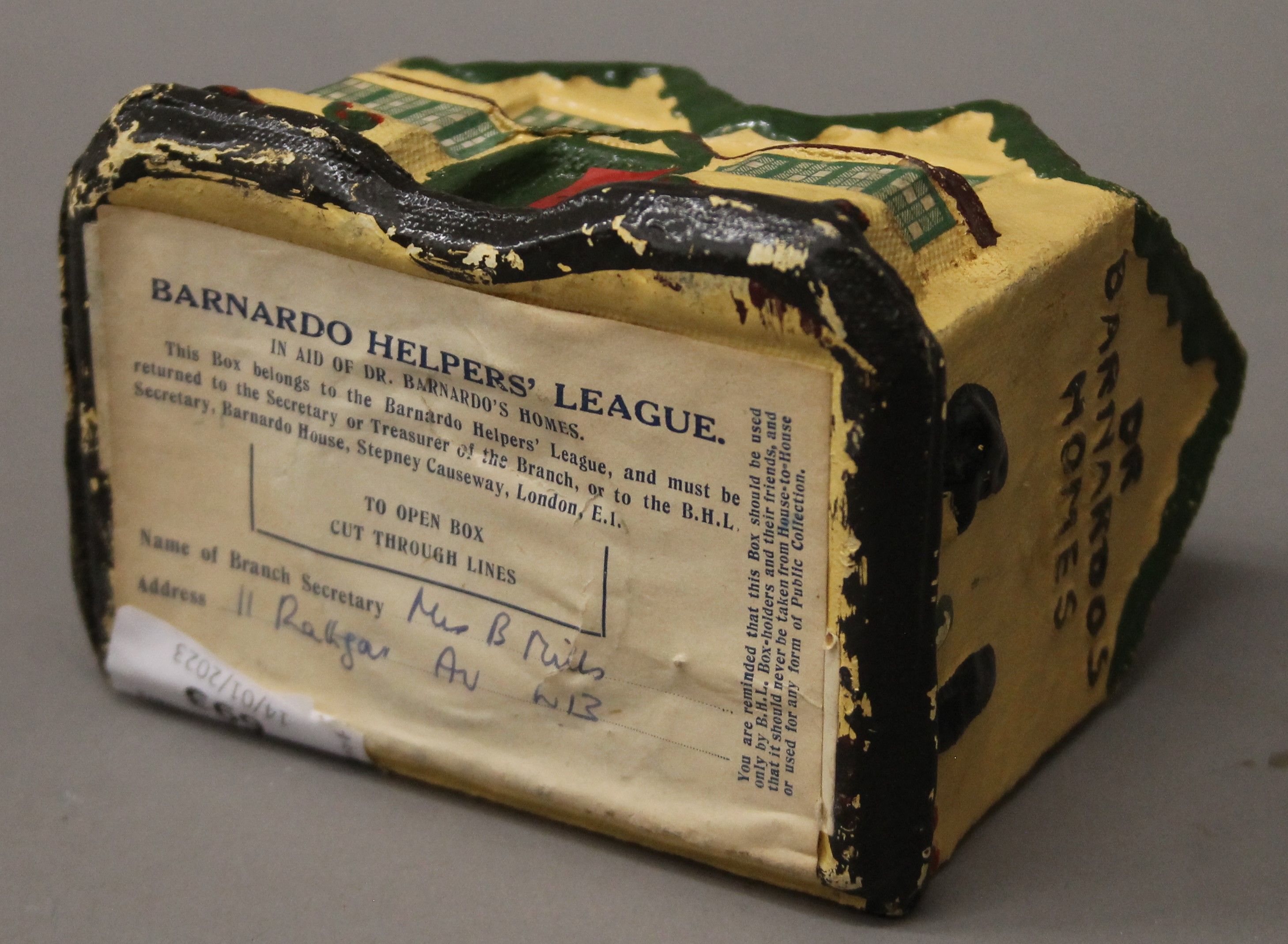 A vintage Dr Barnardo's collection box. - Image 4 of 4