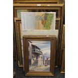 A quantity of various oil paintings.