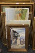 A quantity of various oil paintings.