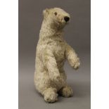 A vintage cuddly polar bear. 45 cm high.