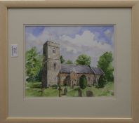 A quantity of framed watercolours, including East Anglian Scenes.