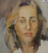 A Portrait of a Lady, oil, signed Bert, framed and glazed. 24.5 x 26.5 cm.