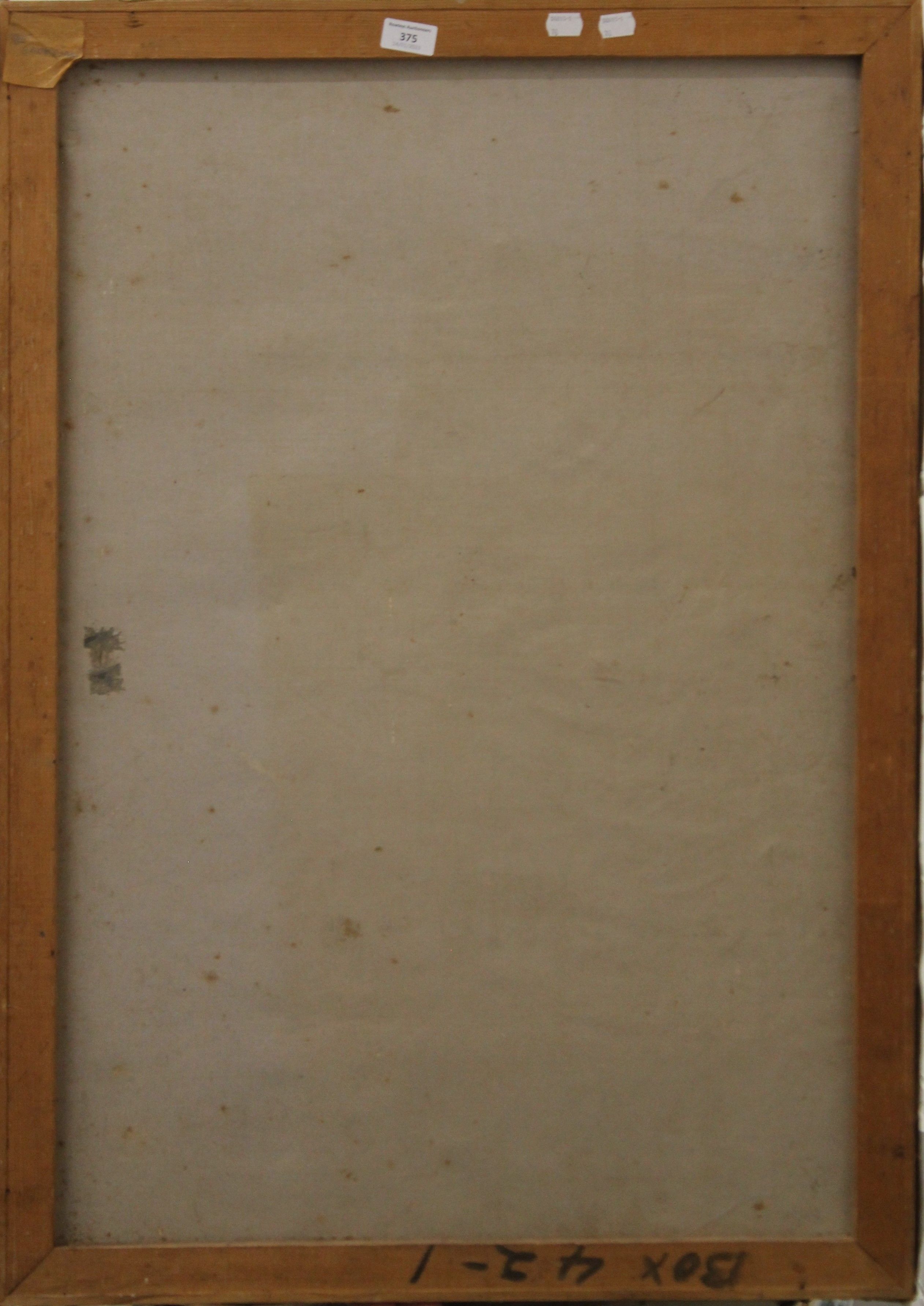 TERESA D'ELIA (1918-2011), The Georgian, oil on canvas, unframed. 66 x 94 cm. - Image 4 of 4