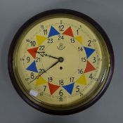 A dial clock. 38 cm diameter.