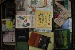 A quantity of botanical and gardening reference books.