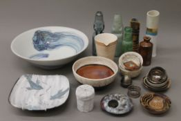 A small quantity of Art pottery, etc.